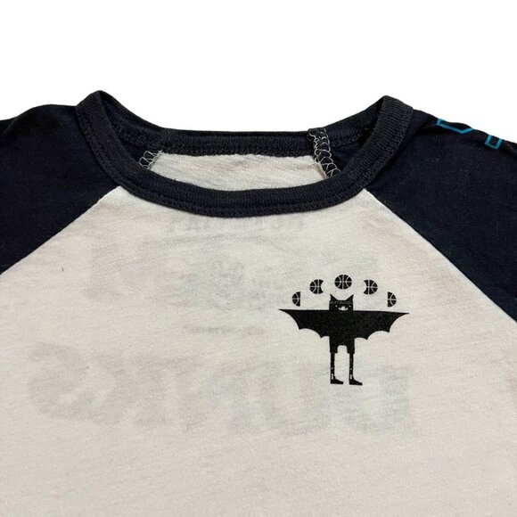 Prefresh 12-18m Bat Basketball Slam Dunks Raglan Tee - Picture 3 of 7